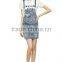 Ripped Denim Overall Women Demin Destroyed Dress SYNZ-6326