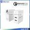 2016 New high quality US EU plugs QC2.0 one usb + dual usb wall charger with quick charge 2.0 technology