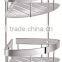 Stainless steel double tier bathroom basket / bathroom shower basket / shower wire shelf