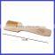 10 CM Beech Wood Sugar or Salt Spoon engraved with Custom Burnt Logo