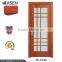 100% solid wood simple design for wood bedroom door glass with compeitive price