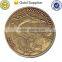 engraved logo silver custom plating color die struck metal coin