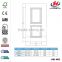 JHK-M03 Specially 2016 Convex Laminate Ash Moulded Veneer Door Skin China Manufacture