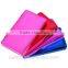 Build in cable fashionable Cosmetic case style power packs with metal case and mirror