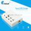 multi port usb charger 100-240v voltage usb charging hub 8 outlet output 2.4a 1a hotel charging solution
