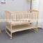 New baby bed solid wood multifunctional baby carriage change desk rocking bed to send mosquito net can be customized