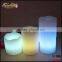 dripping melted led wax candle