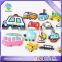 custom Kindergarten shuttle car soft pvc rubber decorative fridge magnet