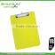 a4 size plastic white clip board