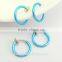 15 mm Wide Spring Factory Wholesale Colored Captive Hoop Nose Rings