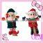 Hot selling funny Christmas toys plush elf dolls