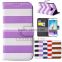 New Cheap Price Fancy Color Cell Phone Case for Girls For Samsung S6 Edge Wallet Leather Case With Stand, Wholesale China