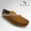 genuine leather trendy men casual flat shoes