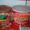 Tinned Tomato Paste with Plastic Cover 400gr, 800gr, 2200gr