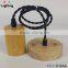 Modern Ceiling Lights E27 Wood Pendent Light Cord Set