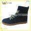 Hand-made women high ankle boot