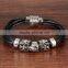 New 2016 Product Idea Leather Leopard Animal Bracelet For Men