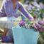 Flexible Plastic Bucket PE Garden Tubs Colorful Laundry Basket REACH