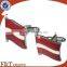 black nickel plating metal enamel color paint cufflinks