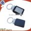 high end new year gift braide leather keychain with metal in gift box