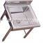 Square single bowl industrial hotel commercial kitchen sink cabinet with stainless steel in restaurant