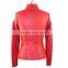 Womens Winter Custom PU Leather Jackets With Big Grommet