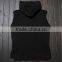 Wholesale 100% Cotton Plain White Sleeveless Fleece Hoodie