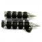 CLASSIC ADJUSTABLE MOTORCYCLE CHROME HAND GRIPS w/Throttle Boss