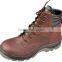 Anti-Puncture PU Injection Slip Top Smooth Leather toe cap Safety Shoes