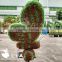 Excellent fake garden animal statue grass butterfly topiary