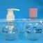 Empty PET bottle for oil, plastic bottle with pump and cap for shampoo