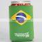 3mm neoprene beer can cooler with bottom collapsible can coolie