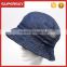A-1319 Packable Unisex Outdoor Reversible Twill Bucket Hat Cotton Reversible Bucket Cap Summer Travel Bucket Hat