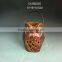 Ceramic owl solar lantern decorative garden lanterns for outdoor