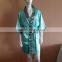 Girls satin nightgown/bathrobe with piping