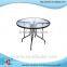 garden aluminum leisure glass table