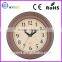 Art decor plastic antique 17 inch wall clock