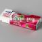 toothpaste packing box with PVC window