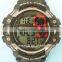 Cool Big Dual time GMT Plastic Case Digital Sport Watch Men