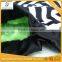 Personalized Black Chevron With Green Swirl Minky Black Ruffled Baby Minky Blanket