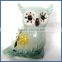 Best selling cute antique green ceramic owl ornaments