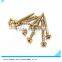 High quality Screws Flat head Brass plated screws Coarse thread Self-tapping screws