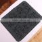 black flower printed dining table mats on sale