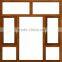 2016 New cheap aluminum window/aluminum frame double glass heat insulation window swing window for sale