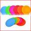 Heat resistant non-stick washable durable dog silicone frisbee
