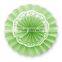 Lime Paper Lace Doilies Rosettes Paper Fans Backdrop Hanging Paper Fans Solid Color Party Round Pastel Hanging Decoration