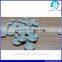 HF washable rfid laundry tag with two holes for laundry shop