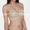 Newest lady unique crochet bra latest fashion handmade beach sexy bra
