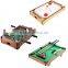 Best Combo Play Toy Table Set Including Mini Air Hockey Soccer Table and Billiard Table