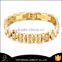 Fashion Stainless Steel Jewelry Gold Plated 316L Stainless Steel Custom Men Bracelet